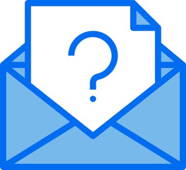 e- posta simgesi vektör illüstrasyonu 