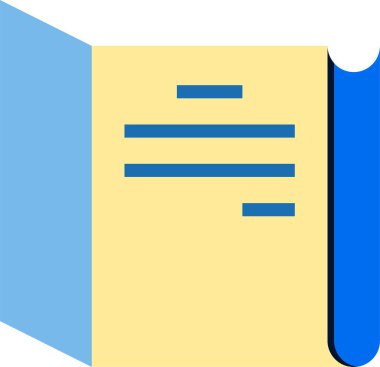 Dizinlerdeki ofis dosyaları, vektör illüstrasyonu