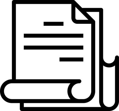 Belge dosyaları vektör illüstrasyonu 