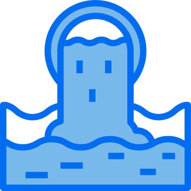 Ekoloji minimalist vektör simgesi