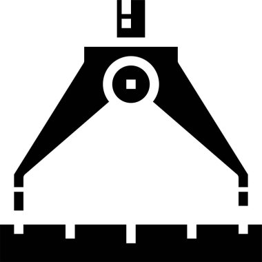 Pusula simgesi, vektör illüstrasyonu beyaz arkaplanda izole edildi  