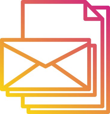 Dosyalı harf minimalist vektör simgesi