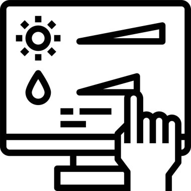 Bitkilerin büyüme simgesi, vektör illüstrasyonu