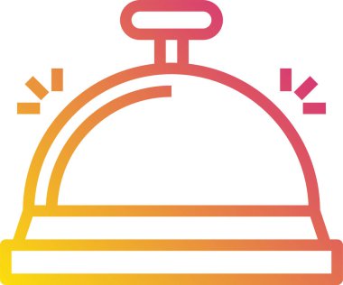 Çan simgesi vektör illüstrasyonu