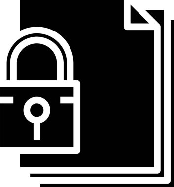 belge simgesi, vektör çizimi 