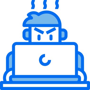 Web siteleri için insan avatar şablonu, vektör illüstrasyonu