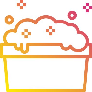 temizleme simgesi, vektör illüstrasyonu