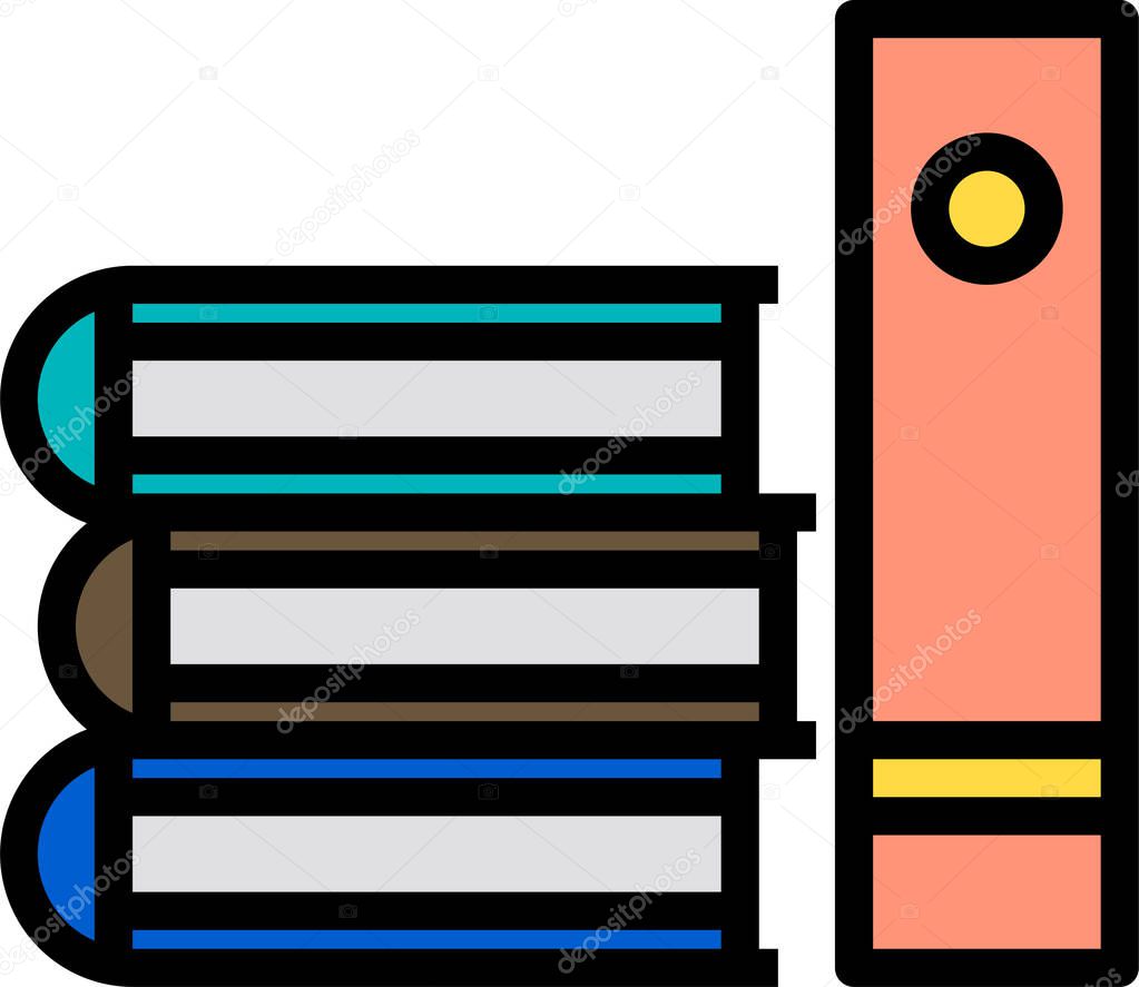 Book icon, education icon, vector illustration