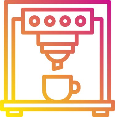 Kafe vektör illüstrasyonu