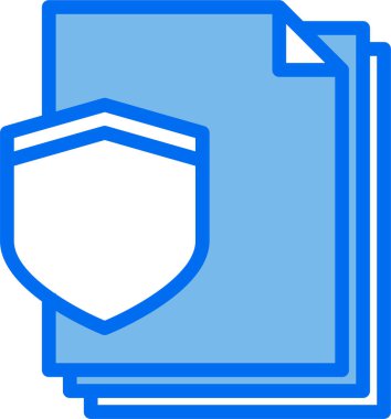 belge simgesi, vektör çizimi 