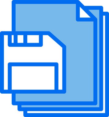 belge simgesi, vektör çizimi 