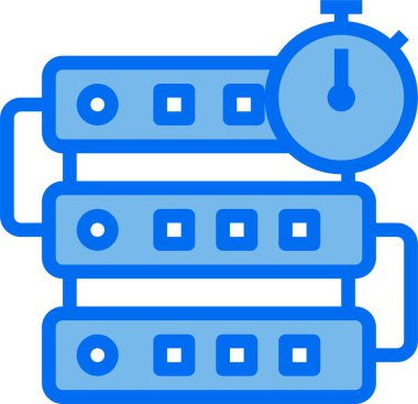 sunucu minimalist vektör simgesi