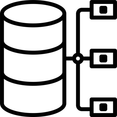 veri teknolojisi yönetim kavramı, vektör illüstrasyonu