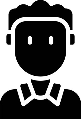 erkek avatar kişi tasarımı, vektör illüstrasyonu  