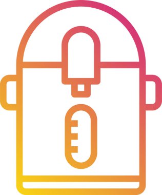 vektör simgesi elektrikli su ısıtıcısı, renkli elektrikli çaydanlık