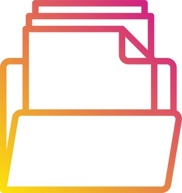 Belge dosyaları vektör illüstrasyonu 