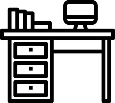 ofis çalışma tablosu çizimi