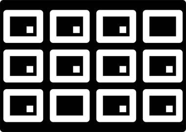 Beyaz arkaplanda çikolatanın vektör illüstrasyonu