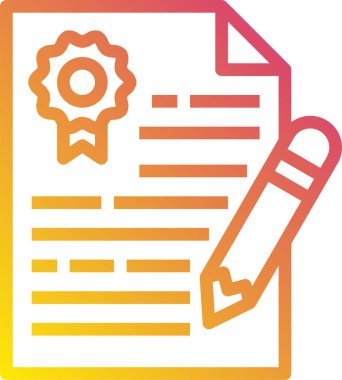 Ödülün minimalist vektör simgesi 