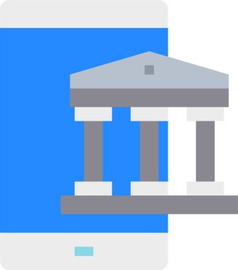 Finansal simge, iş simgesi, vektör illüstrasyonu 