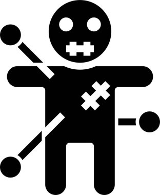 Voodoo bebek vektör çizimi