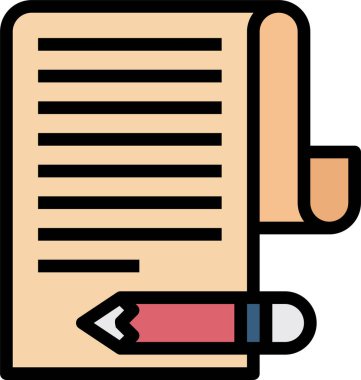 Ofis belgeleri, vektör çizimi