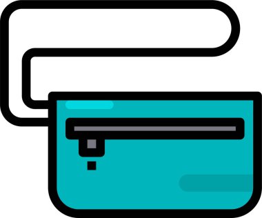 Basit ve finansman çizgisi vektör simgeleri kümesi.