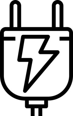  güç simgesi vektör illüstrasyonu