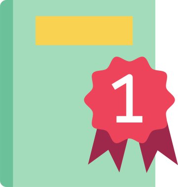 Ödülün minimalist vektör simgesi 