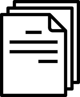 Belge dosyaları vektör illüstrasyonu 