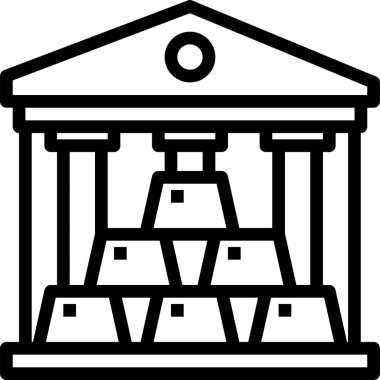 Finansal simge, iş simgesi, para simgesi, vektör illüstrasyonu 