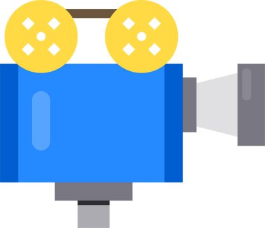 Basit kamera simgesi, vektör illüstrasyonu