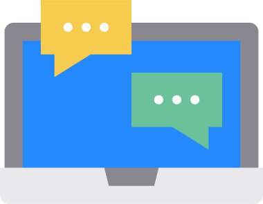 Müşteri hizmeti simgesi, vektör illüstrasyonu