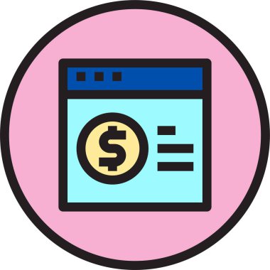 servis simgesi, vektör illüstrasyonu