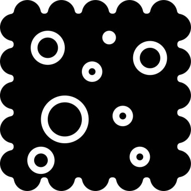 Bisküvi simgesi vektör illüstrasyonu