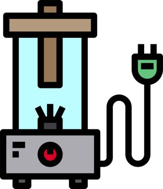 pilav pişiricisinin minimalist vektör simgesi