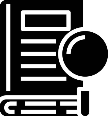 kitap minimalist vektör simgesi