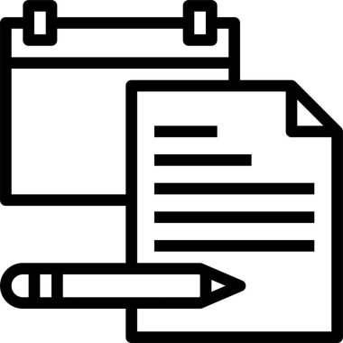 Kağıt takviminin vektör illüstrasyonu