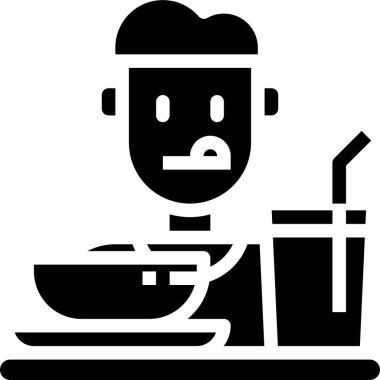 Restoran simgesinin vektör illüstrasyonu