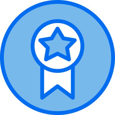 Ödülün minimalist vektör simgesi 