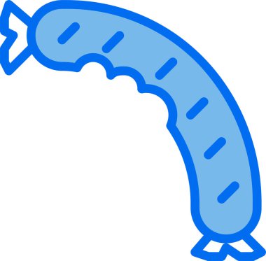 Sosisin vektör çizimi 