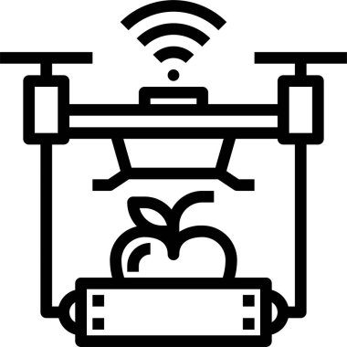 Kablosuz bağlantının basit simgesi, vektör illüstrasyonu