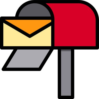 e- posta simgesi vektör illüstrasyonu 