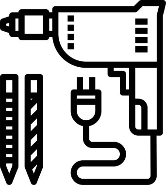 Araç simgesinin vektör illüstrasyonu
