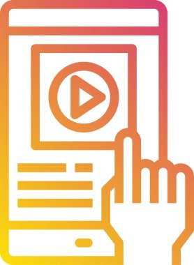 ortam oynatıcı vektör simgesi