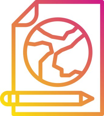 belge simgesi, vektör çizimi 