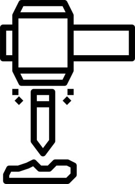 Araç simgesinin vektör illüstrasyonu