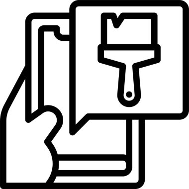 Akıllı telefonun vektör çizimi, teknoloji ve iletişim konsepti 