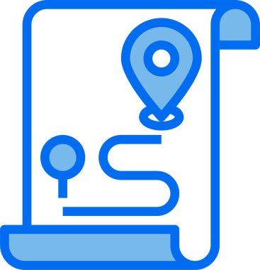 Pin konumunun minimalist vektör simgesi 