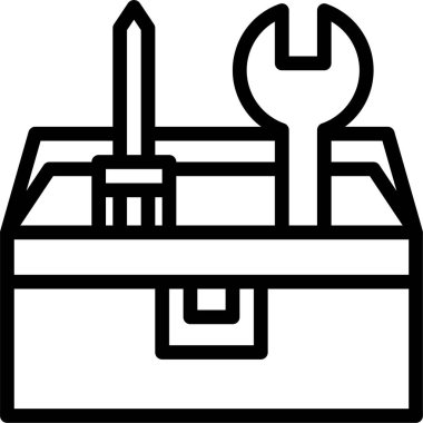 Araç simgesinin vektör illüstrasyonu